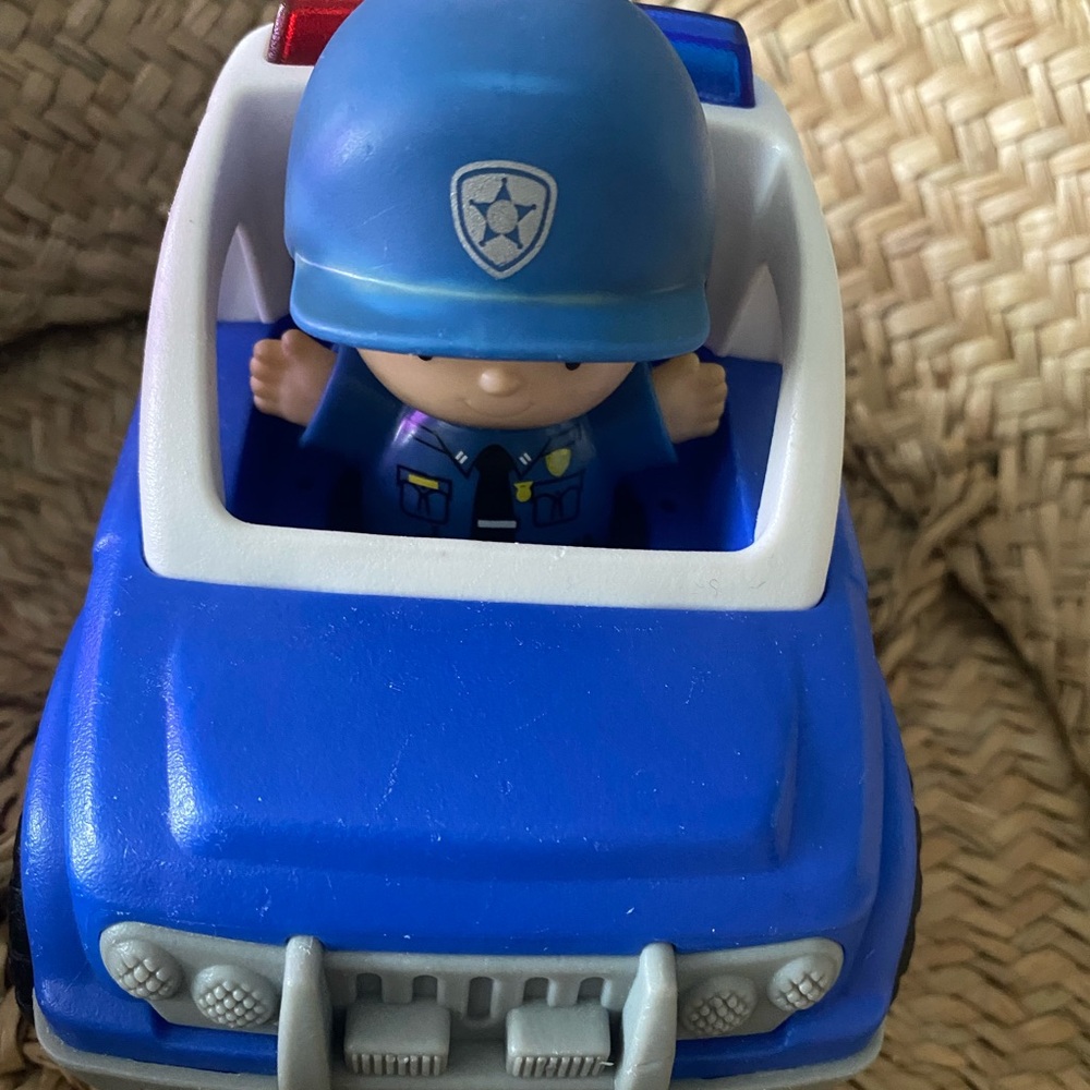 Playgo Mini Police Car - Sturdy Toddler Push Toy